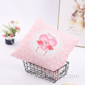 Custom Pink Flamingos Velvet Pillow Case Cushion Cover